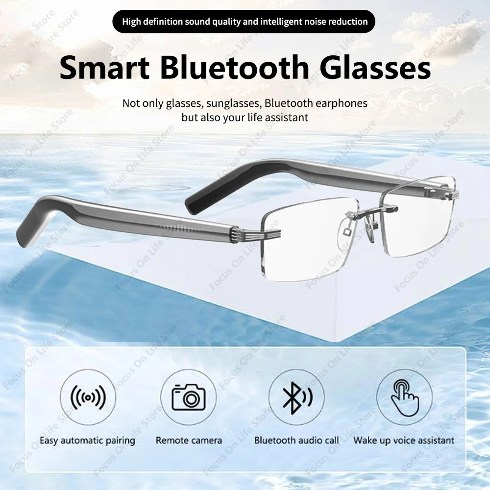Audio Music Voice - Smart Bluetooth Glasses Wireless Headphones Polarized