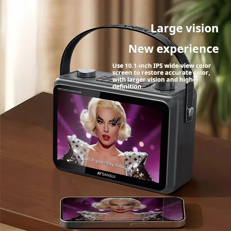 Audio Music To Lyrics - SANSUI K115 LED Screen 10.1-inch Multimedia