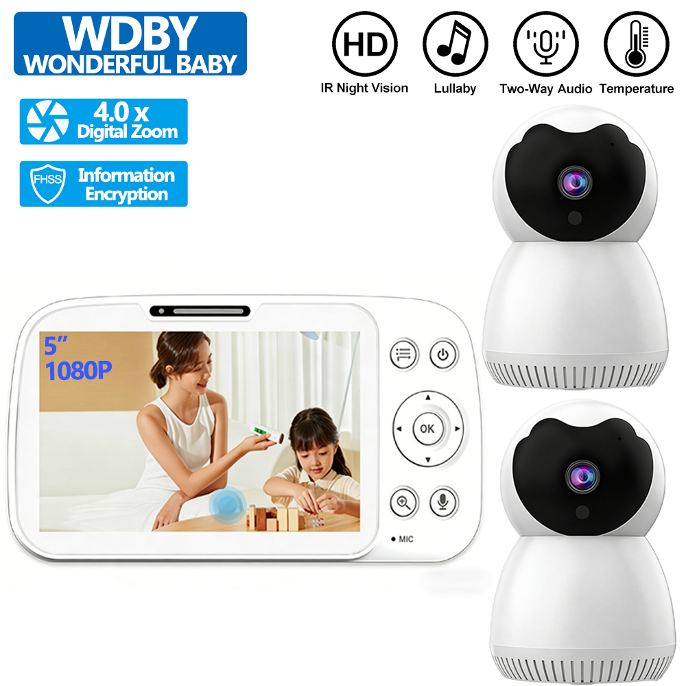 Zoom Audio Music - 5 Inch HD Screen Baby Monitor