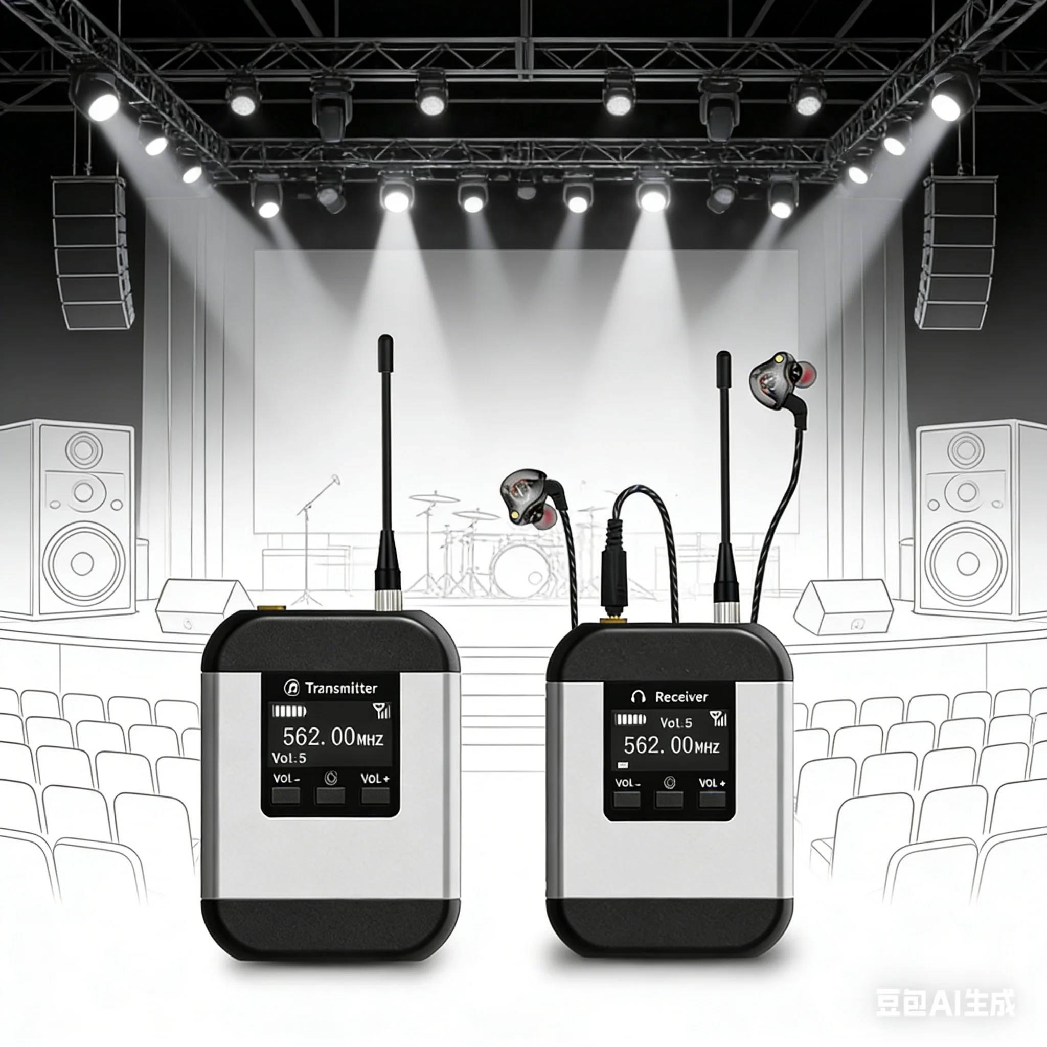 Audio & Music Settings Xbox One - UHF Wireless In-Ear Monitoring System 20