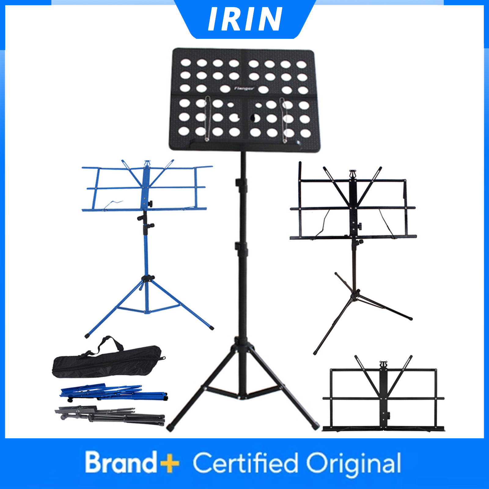 Music Stand Folding - IRIN Foldable Music Sheet Stand Stainless