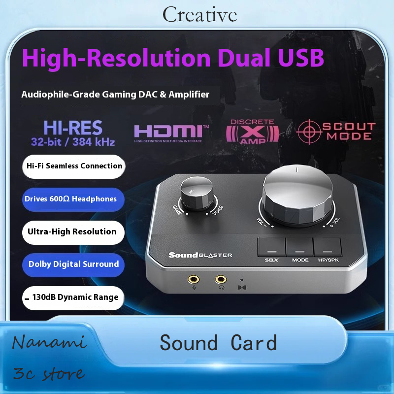 Audio & Music Settings Xbox One - Creative Sound Blaster G8 Hi-Res Gaming