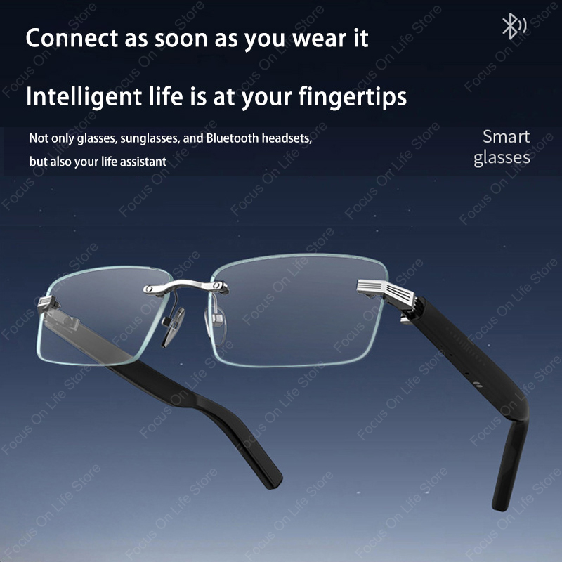 Smart Bluetooth Glasses Wirele - Audio Music Voice recension och pris