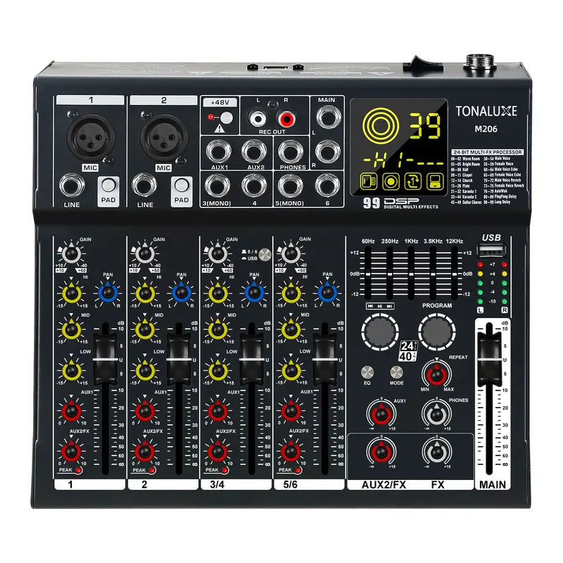 Fuluode M206/M208 Audio mixer  - Audio & Music Settings Xbox One recension och pris