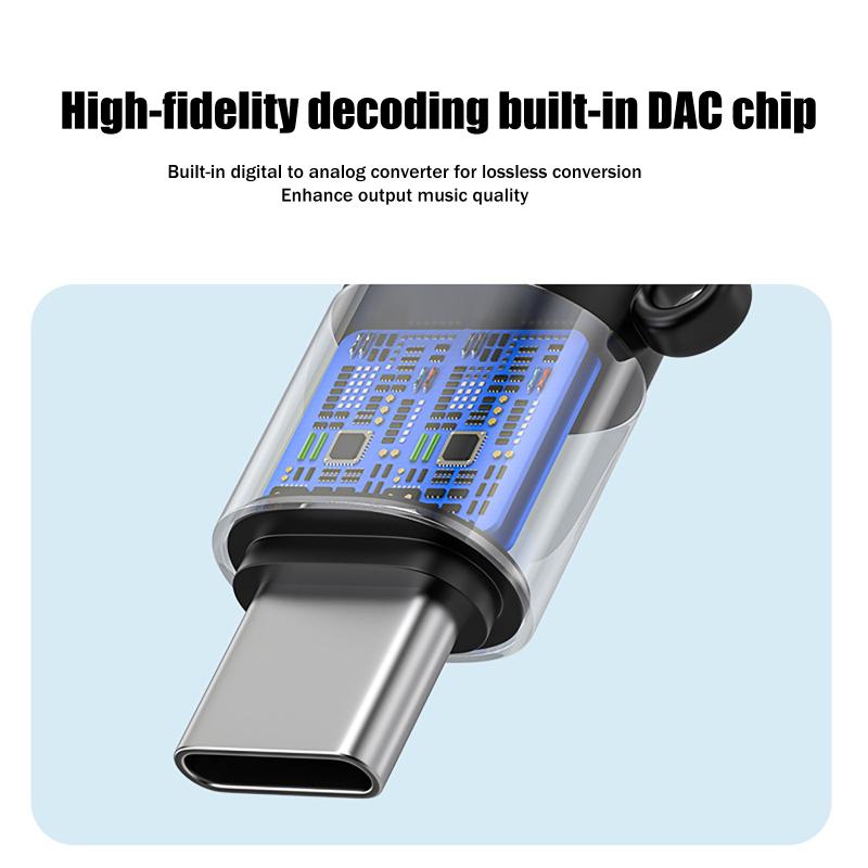 Type C to 3.5mm Jack DAC Decod - Audio Music Online recension och pris