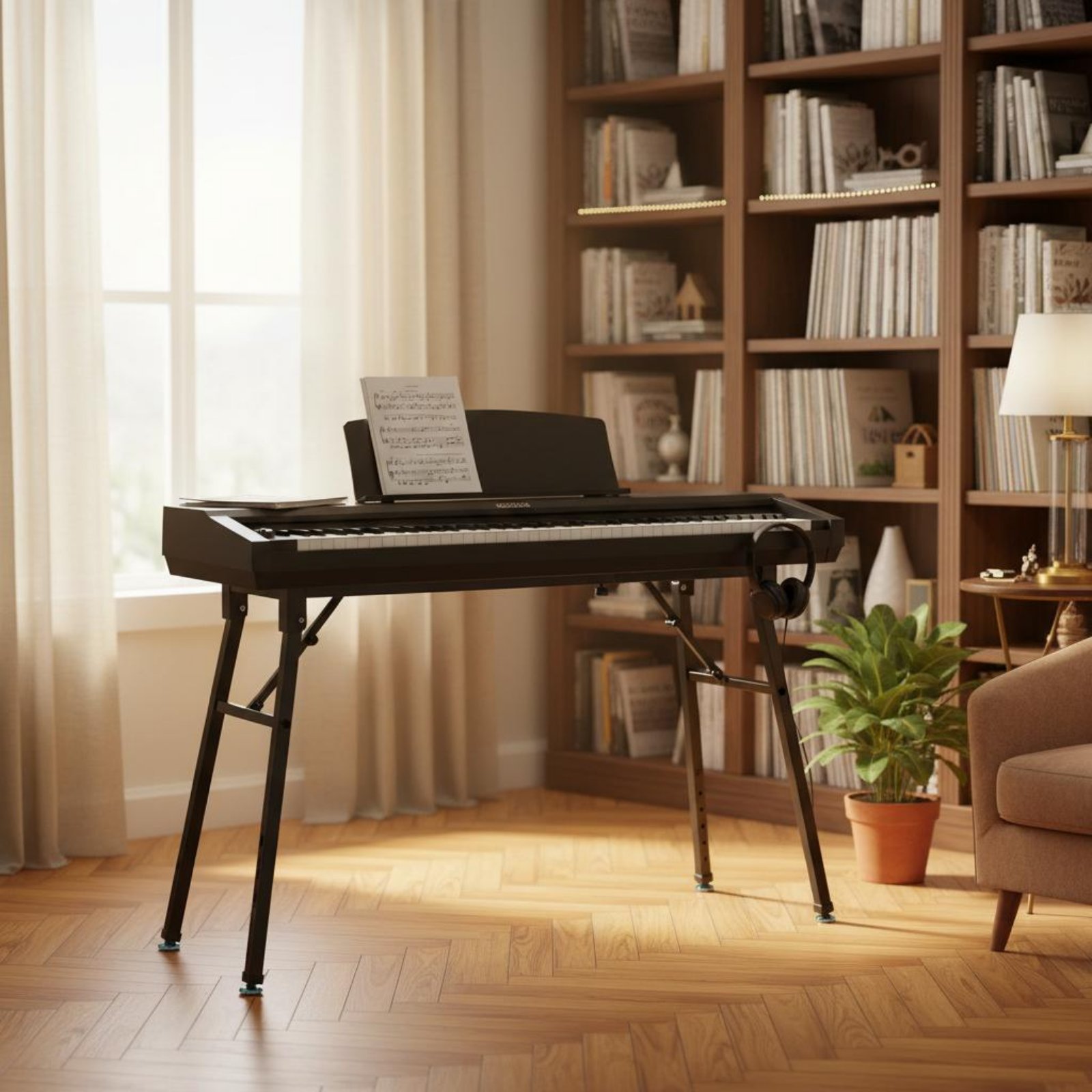 Folding Keyboard Stand Portabl - Music Stand Folding recension och pris