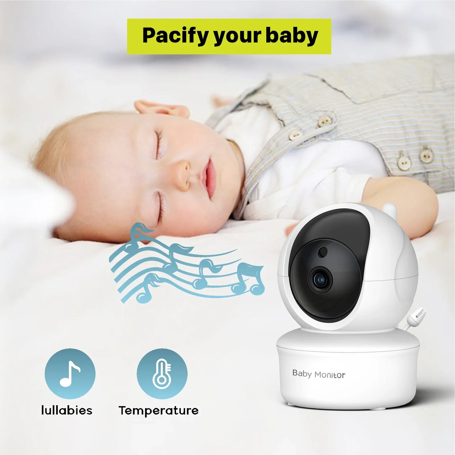 5.0 Inch Video Baby Monitor Wi - Zoom Audio Music recension och pris