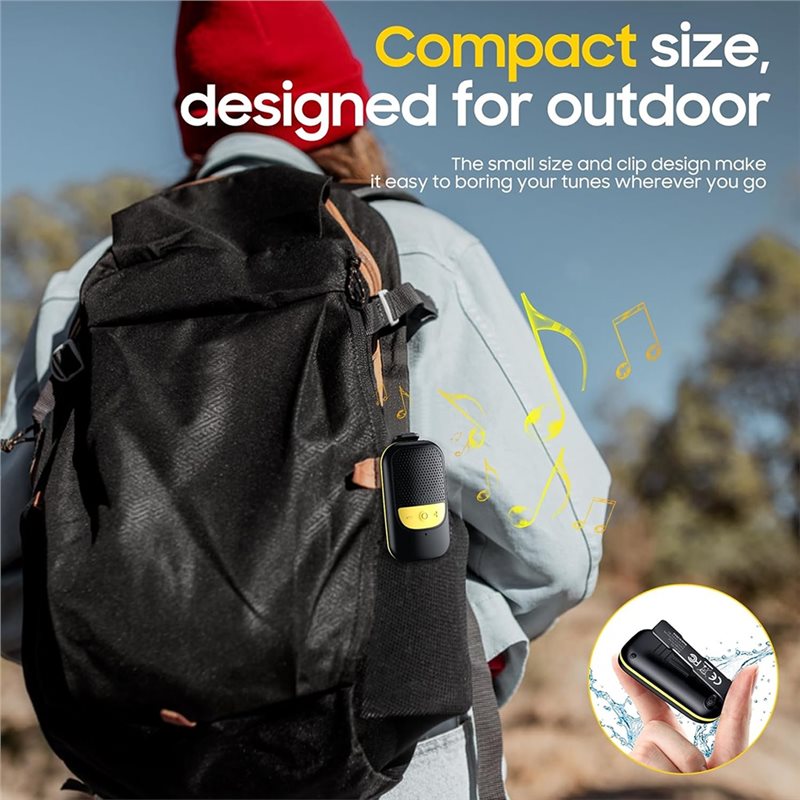 B68C Clip-On Portable Bluetoot - Audio Music Online recension och pris