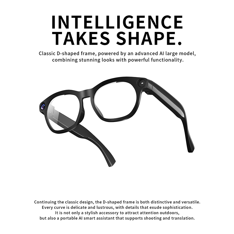 Fashionable Smart Glasses Supp - Audio Music Online recension och pris