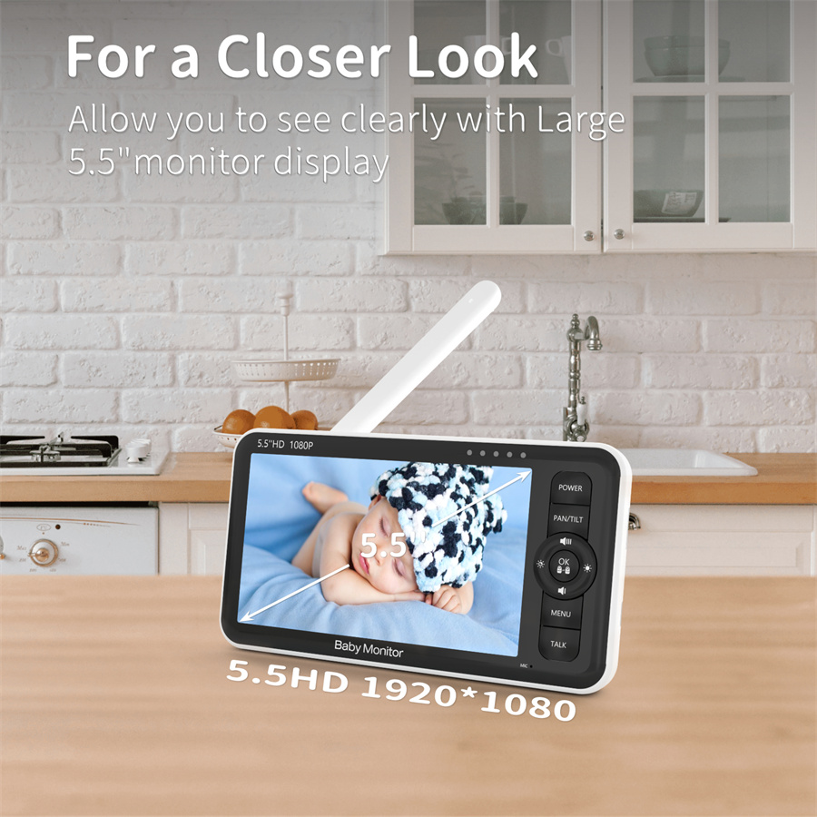 Babystar 5.5' Baby Monitor, Pa - Zoom Audio Music recension och pris