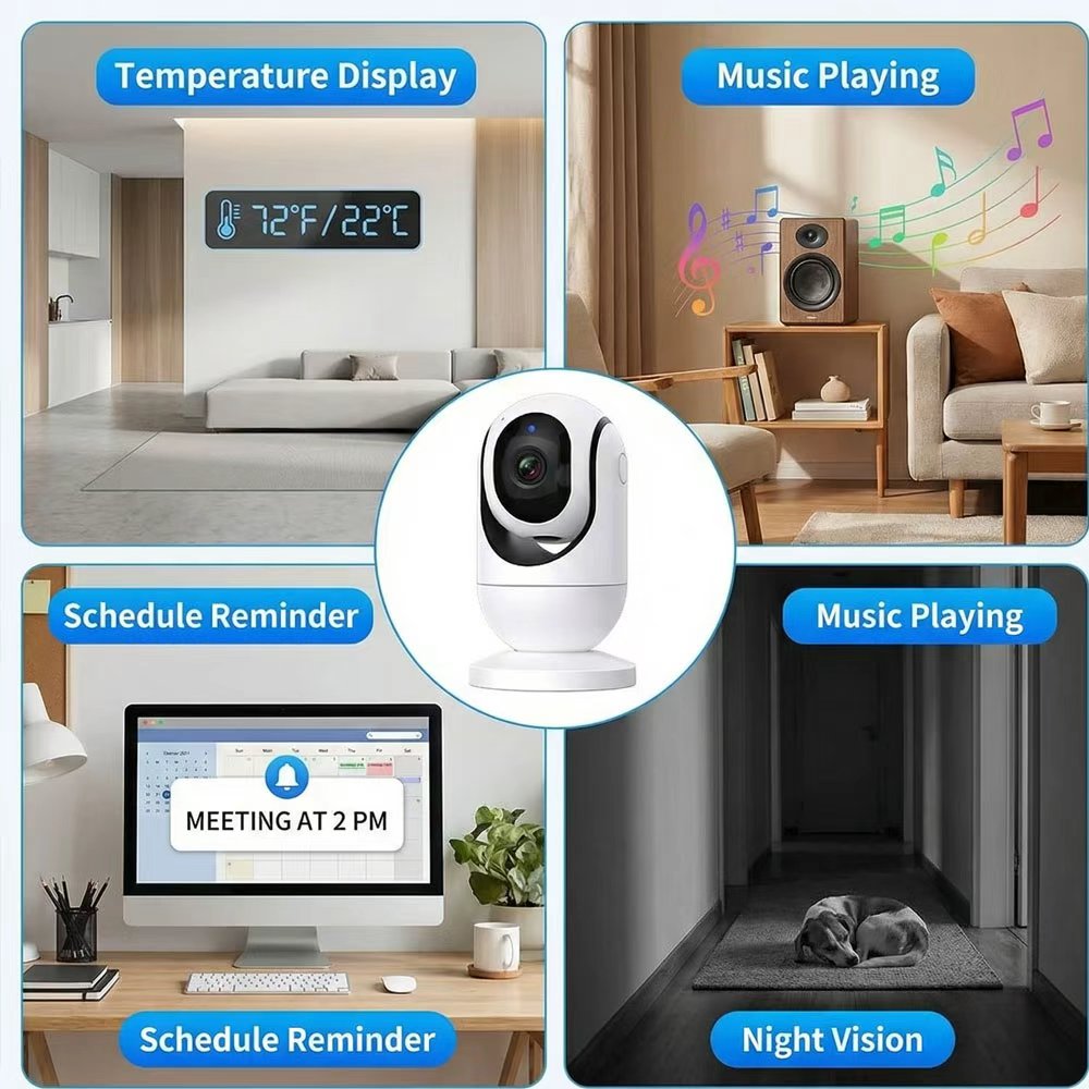 7-Inch 1080P Baby Monitor with - Zoom Audio Music recension och pris