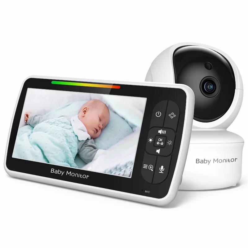 5inch Video Baby Monitor with  - Zoom Audio Music recension och pris