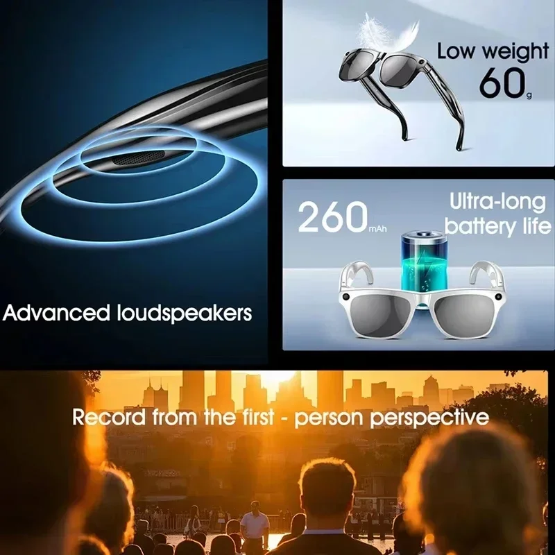Lenovo 8K Vision AI Eyeglasses - Audio Music Voice recension och pris