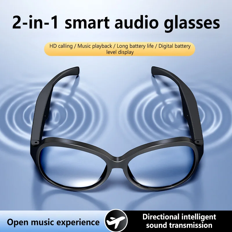 2-in-1 Smart Audio Glasses Wir - Audio Music Voice recension och pris