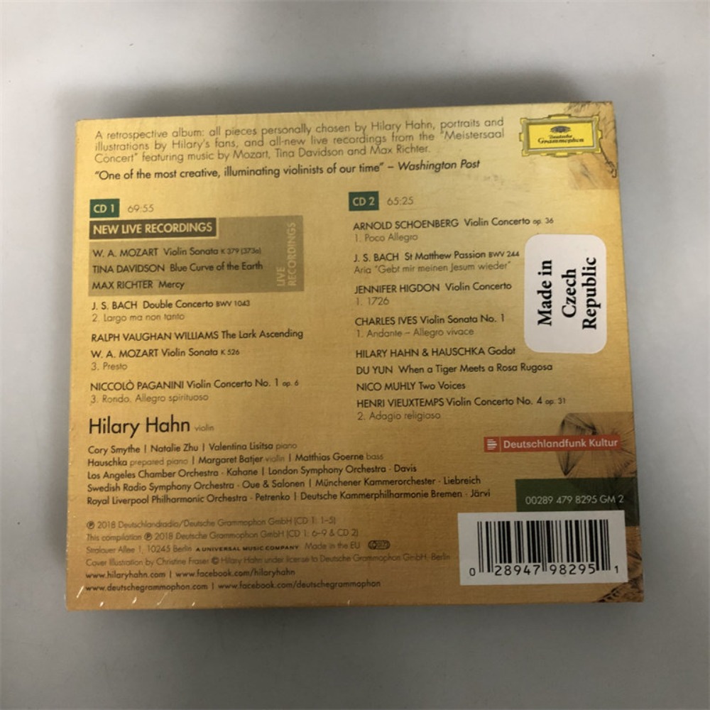 CD 'Retrospective' Hilary Hahn - Audio Music Cd recension och pris