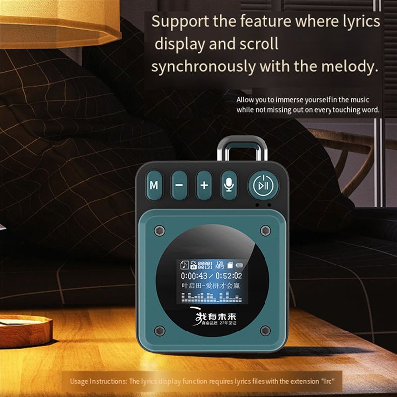 RISE-MP3 Music Player Recorder - Audio Music To Lyrics recension och pris