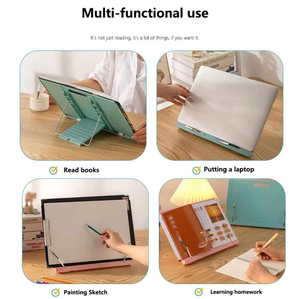 New Adjustable Bookend Stand F - Music Stand Folding recension och pris