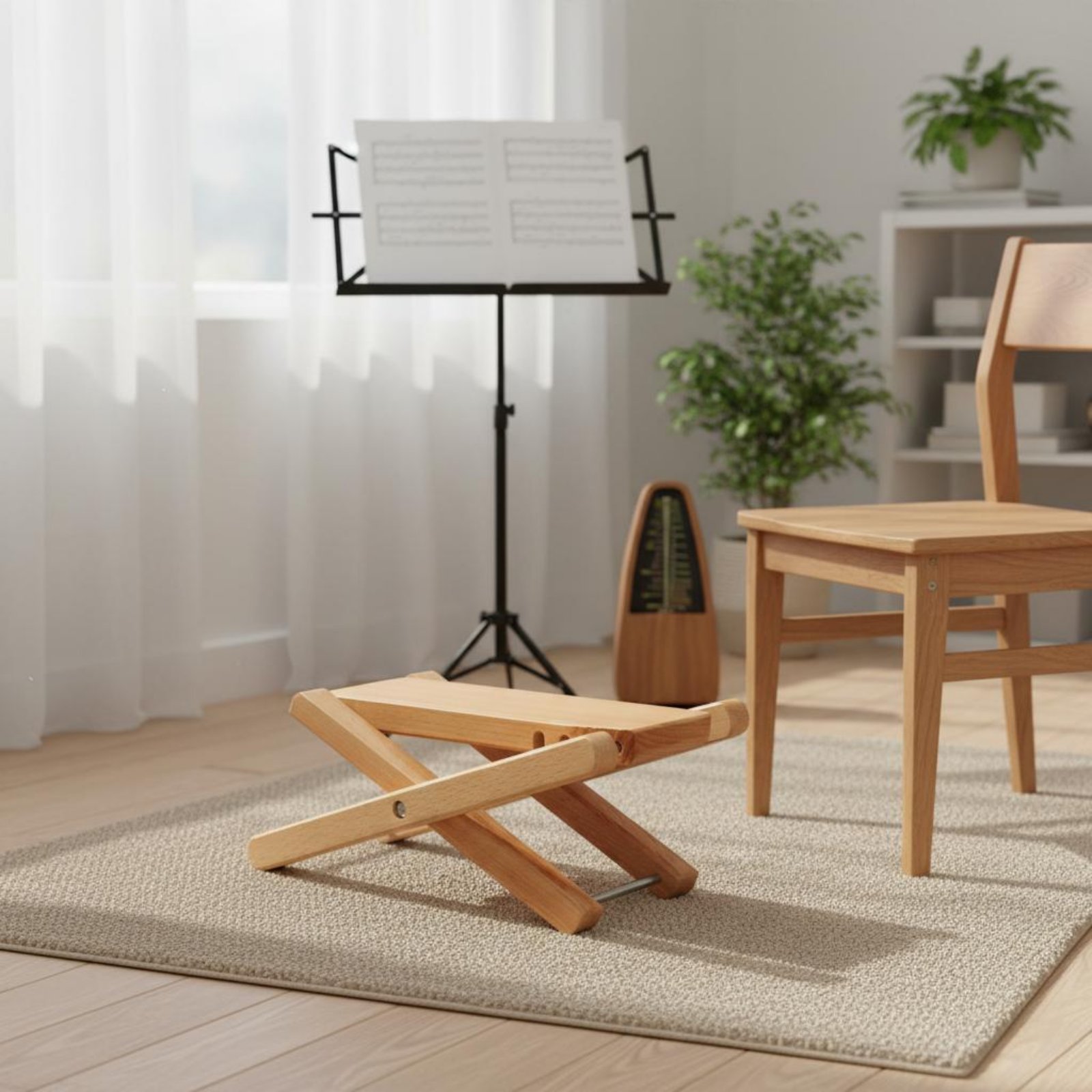 Adjustable Guitar Footrest Stu - Music Stand Folding recension och pris