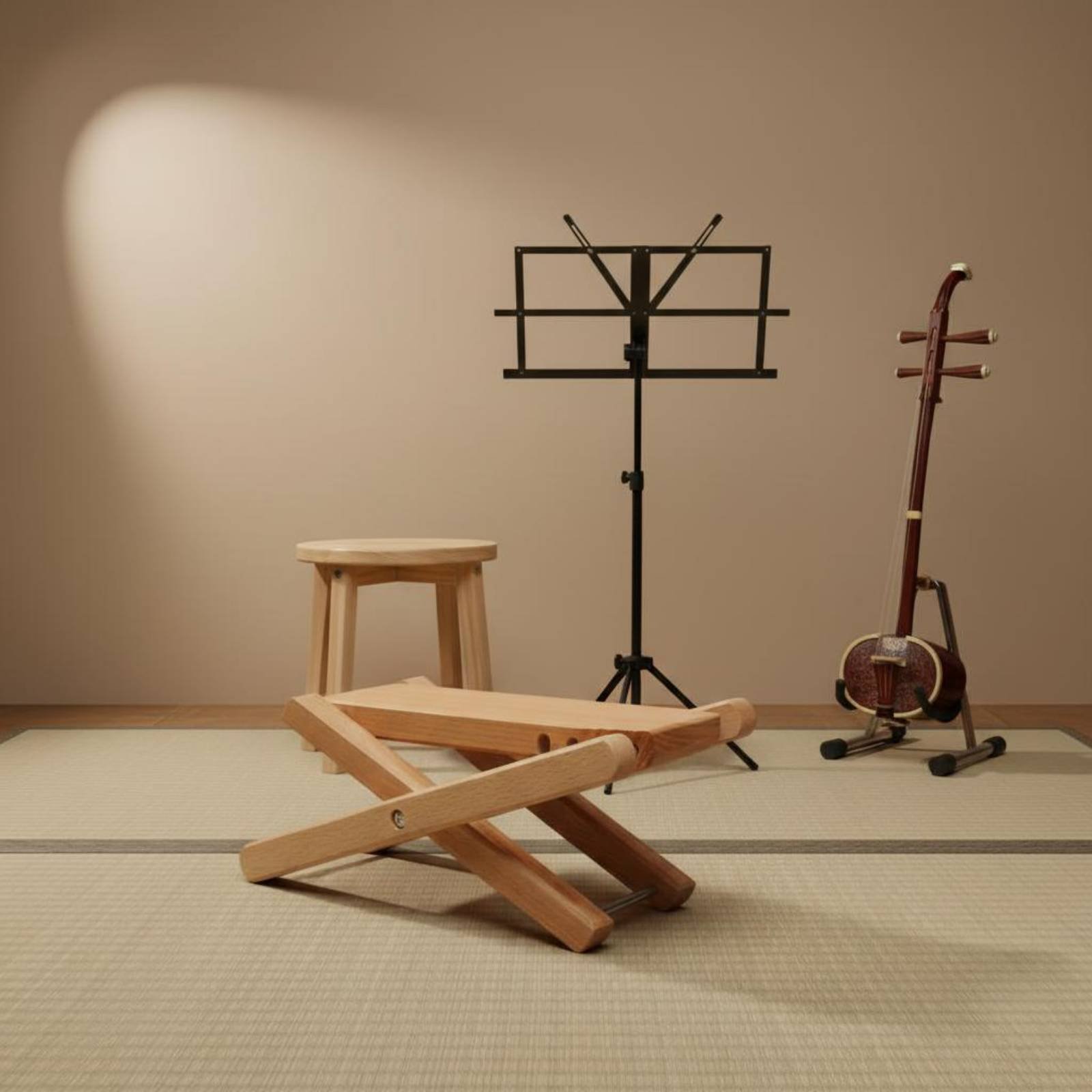 Adjustable Guitar Footrest Stu - Music Stand Folding recension och pris