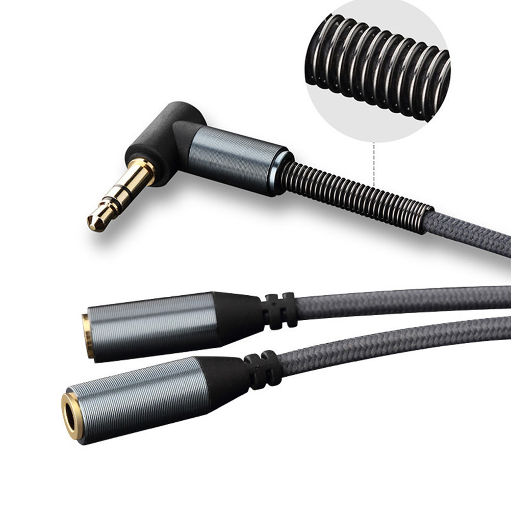 Dual 3.5mm Audio Line Knitted  - Audio Music Online recension och pris